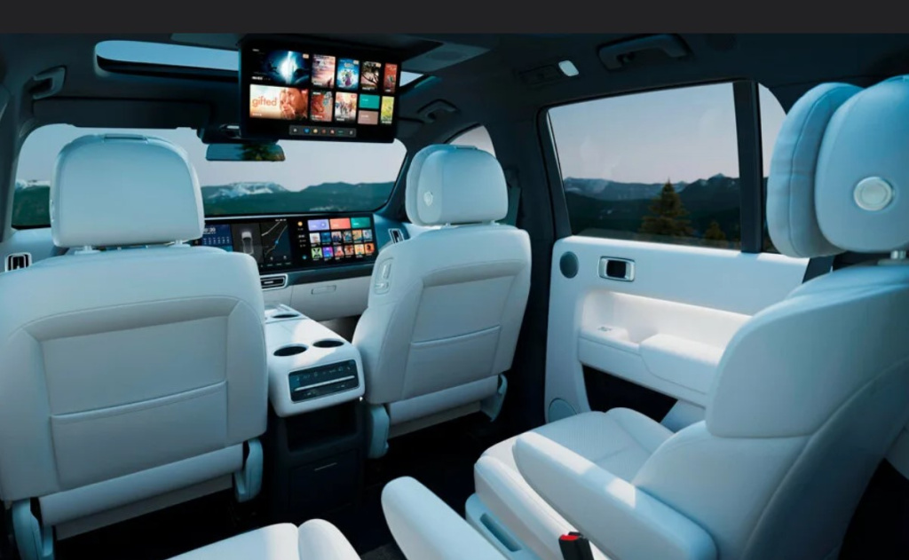 Интерьер кроссовера L8 Салон LiXiang L8
