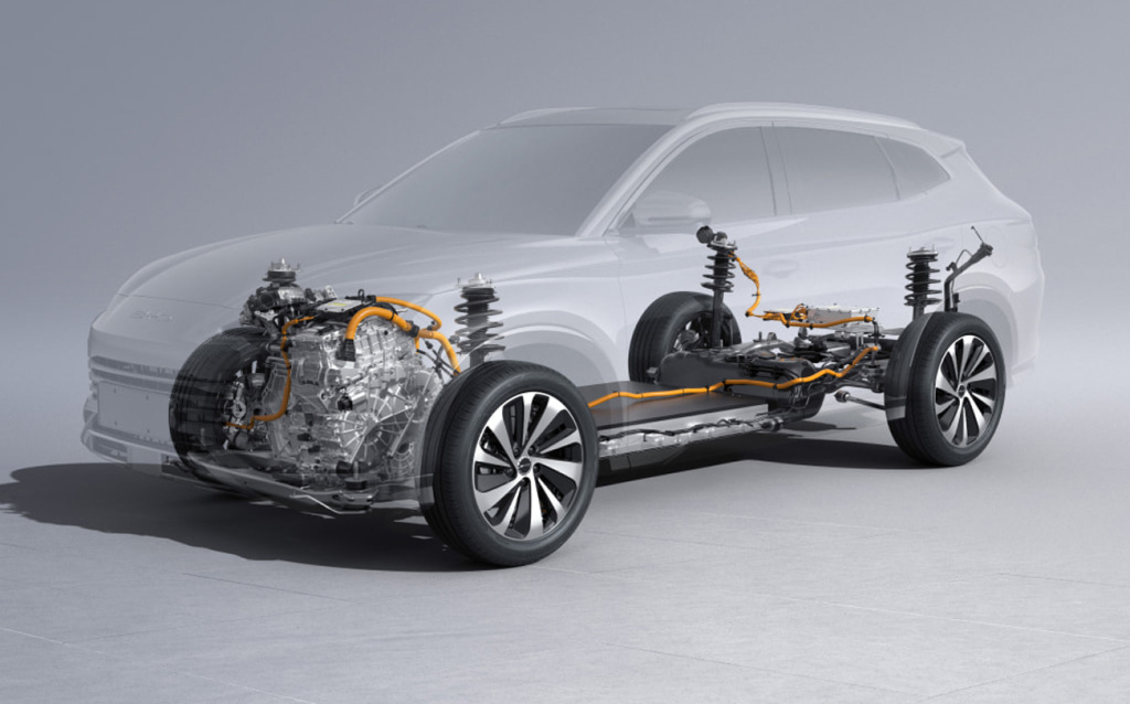 Xiaoyun Plug-in Hybrid 1.5 литра Гибридный двигатель BYD Song