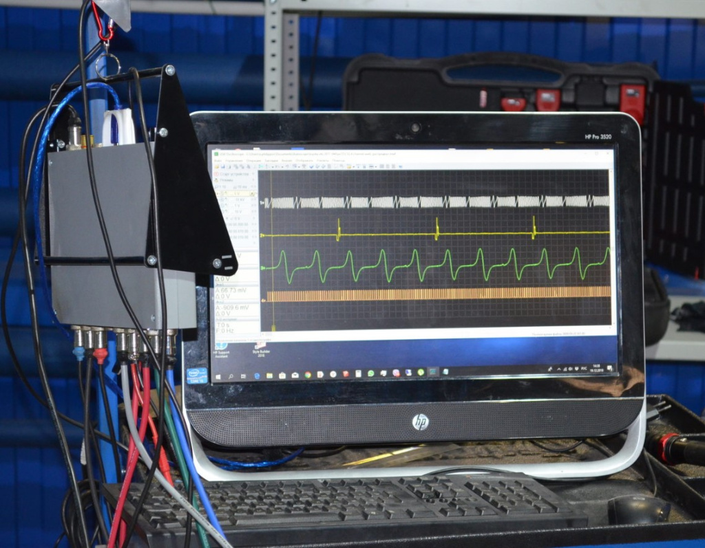 Осциллограф для автодиагностики